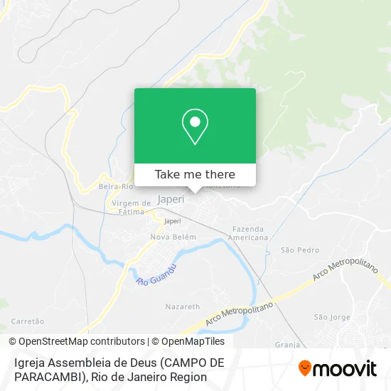 Igreja Assembleia de Deus (CAMPO DE PARACAMBI) map