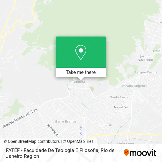FATEF - Faculdade De Teologia E Filosofia map