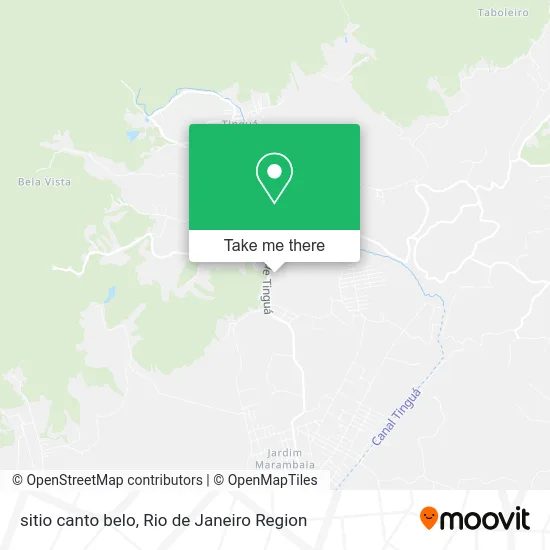 sitio canto belo map