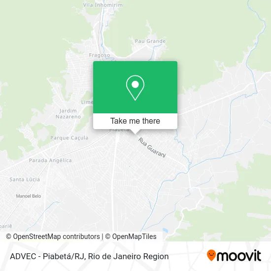 ADVEC - Piabetá/RJ map