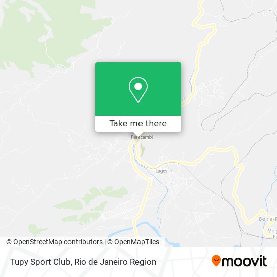 Mapa Tupy Sport Club