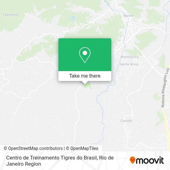 Centro de Treinamento Tigres do Brasil map