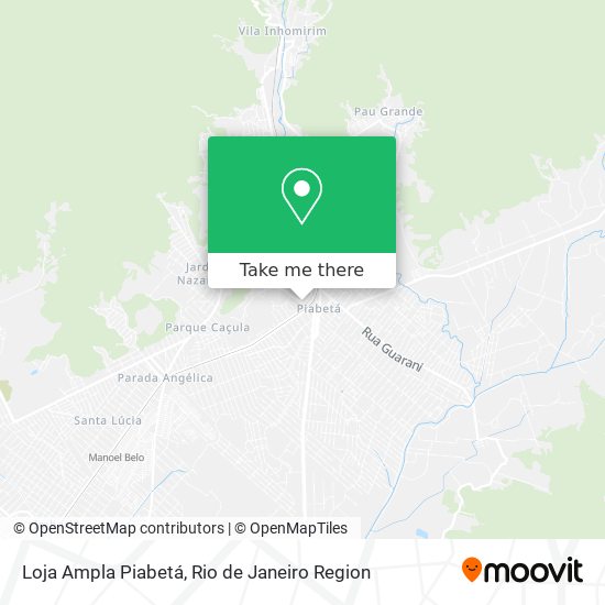 Mapa Loja Ampla Piabetá