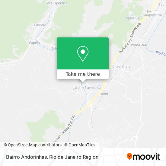 Bairro Andorinhas map