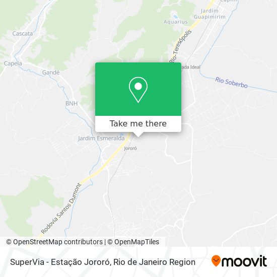 SuperVia - Estação Jororó map