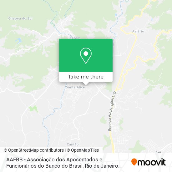 AAFBB - Associação dos Aposentados e Funcionários do Banco do Brasil map