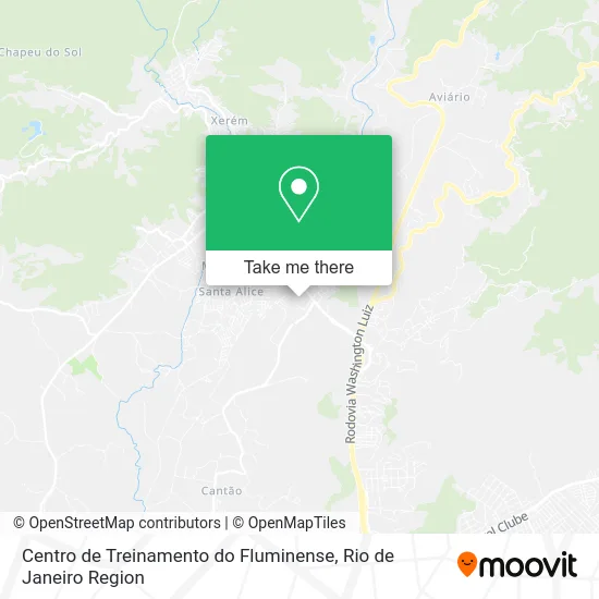 Centro de Treinamento do Fluminense map