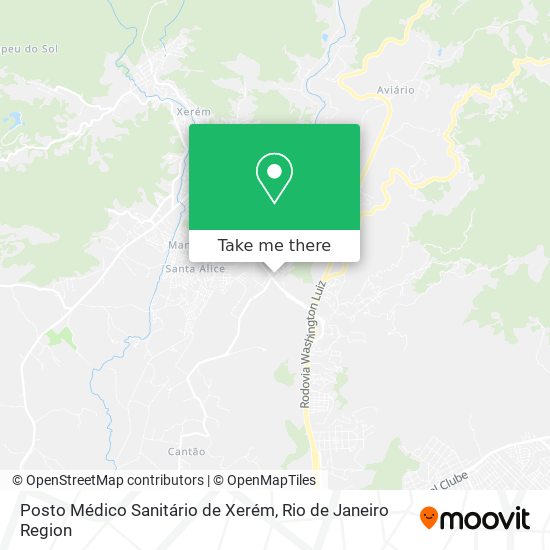 Posto Médico Sanitário de Xerém map