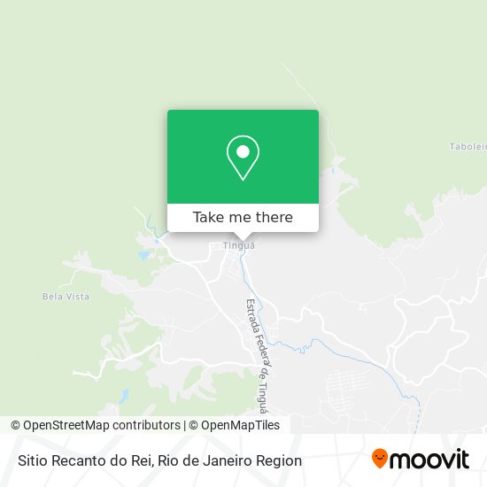 Sitio Recanto do Rei map