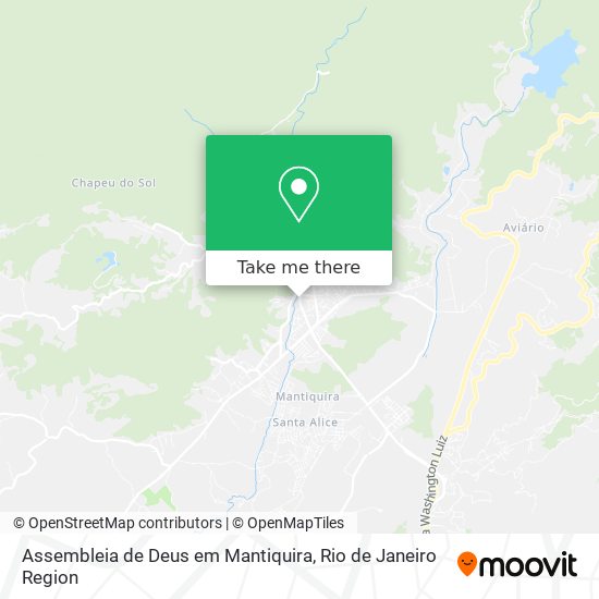 Assembleia de Deus em Mantiquira map