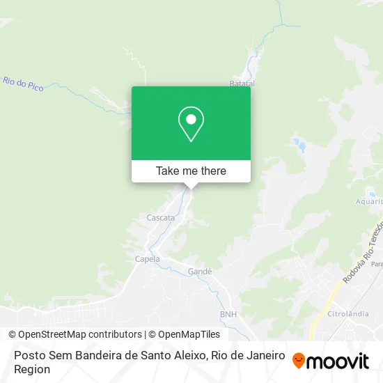 Posto Sem Bandeira de Santo  Aleixo map