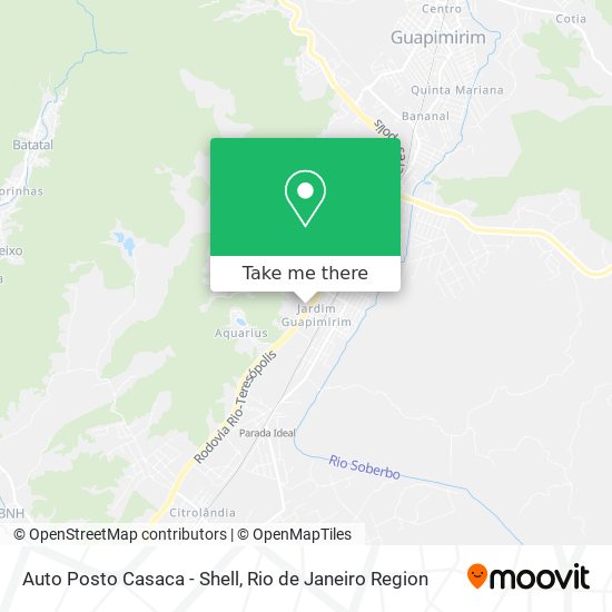 Auto Posto Casaca - Shell map