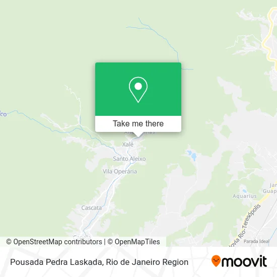 Pousada Pedra Laskada map