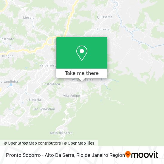 Pronto Socorro - Alto Da Serra map