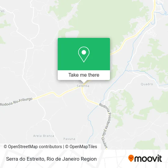Serra do Estreito map