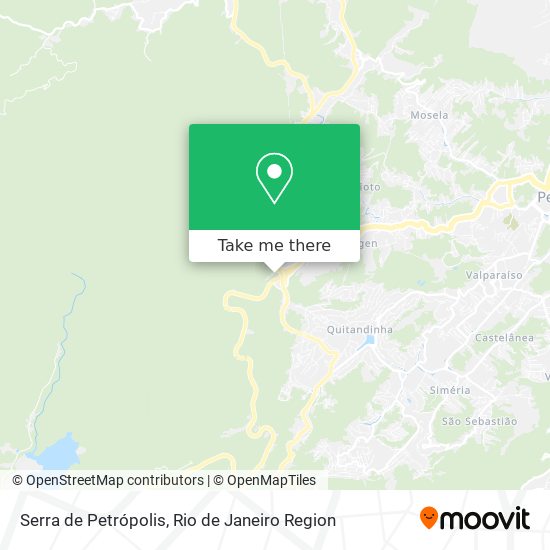 Serra de Petrópolis map