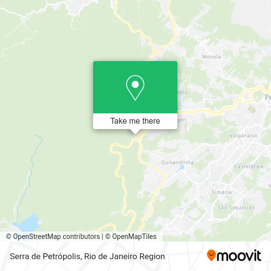 Serra de Petrópolis map