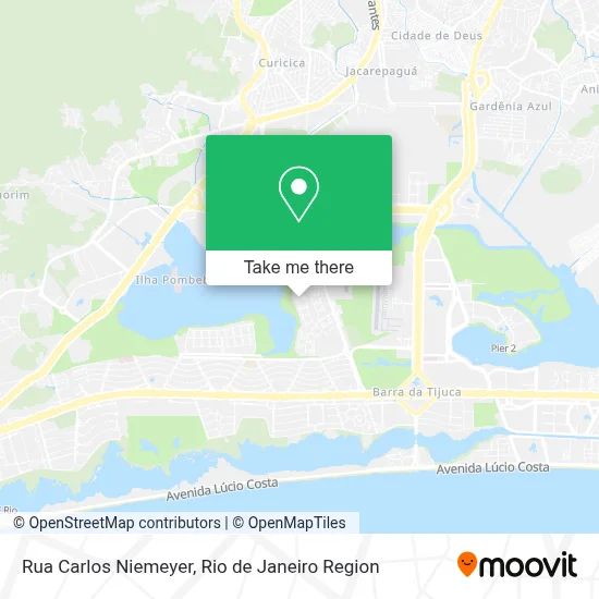 Rua Carlos Niemeyer map