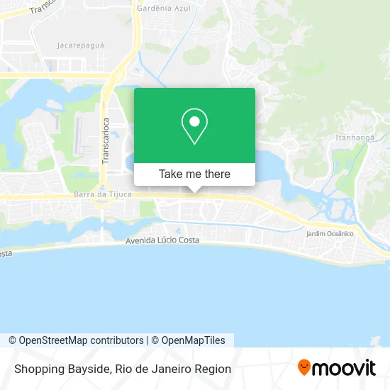 Shopping Bayside map