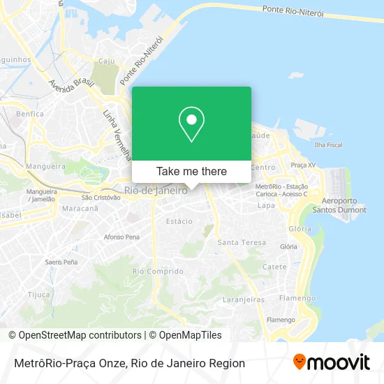 MetrôRio-Praça Onze map