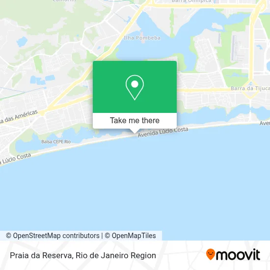 Praia da Reserva map