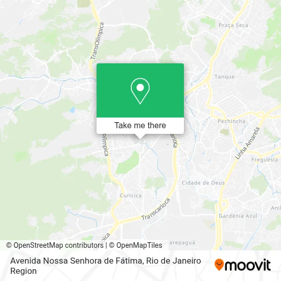 Avenida Nossa Senhora de Fátima map