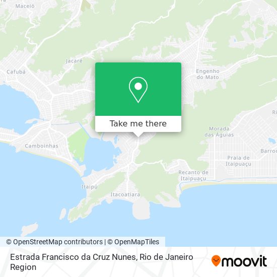 Estrada Francisco da Cruz Nunes map