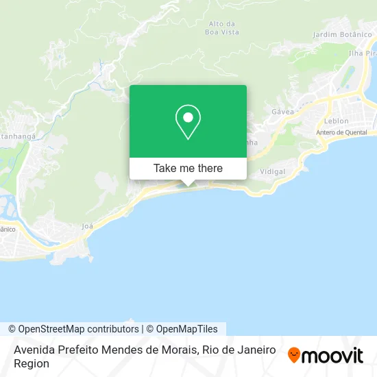 Avenida Prefeito Mendes de Morais map