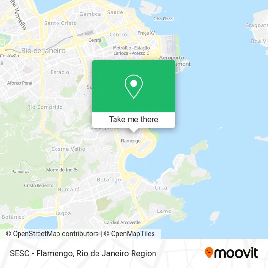 SESC - Flamengo map
