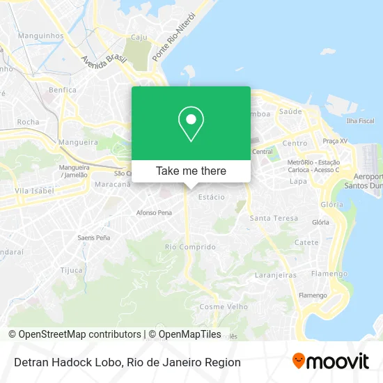 Detran Hadock Lobo map