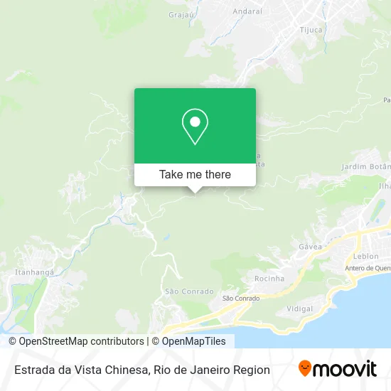Estrada da Vista Chinesa map