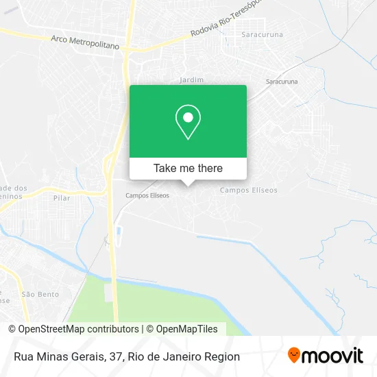 Rua Minas Gerais, 37 map