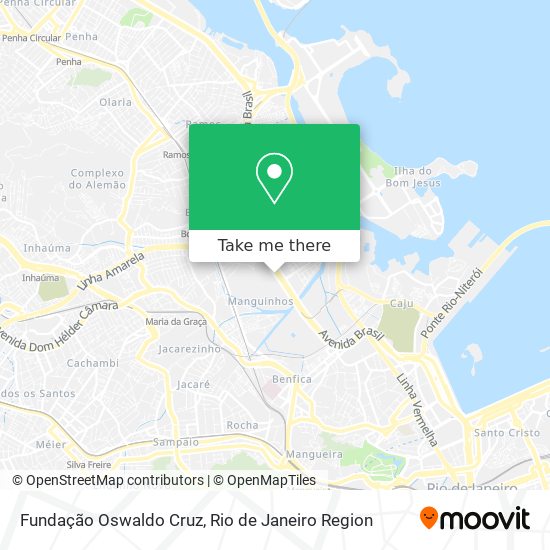 Fundação Oswaldo Cruz map