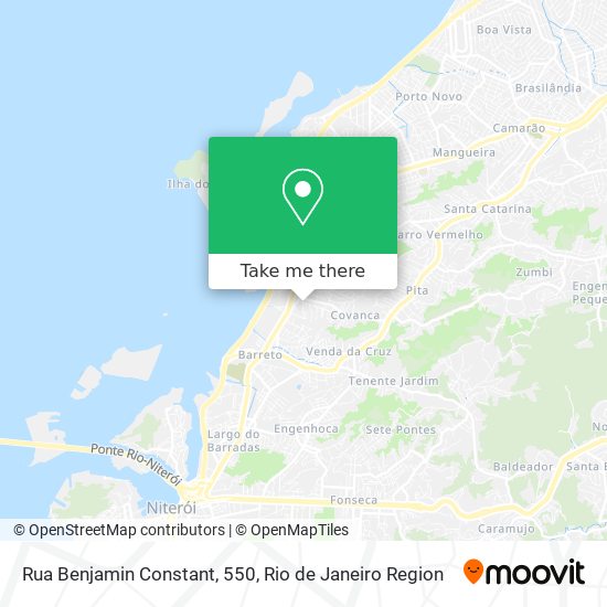 Rua Benjamin Constant, 550 map