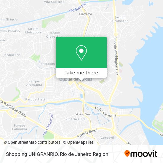 Mapa Shopping UNIGRANRIO