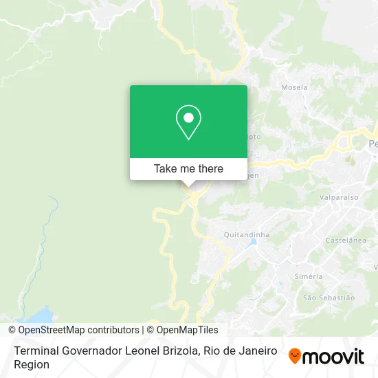 Terminal Governador Leonel Brizola map