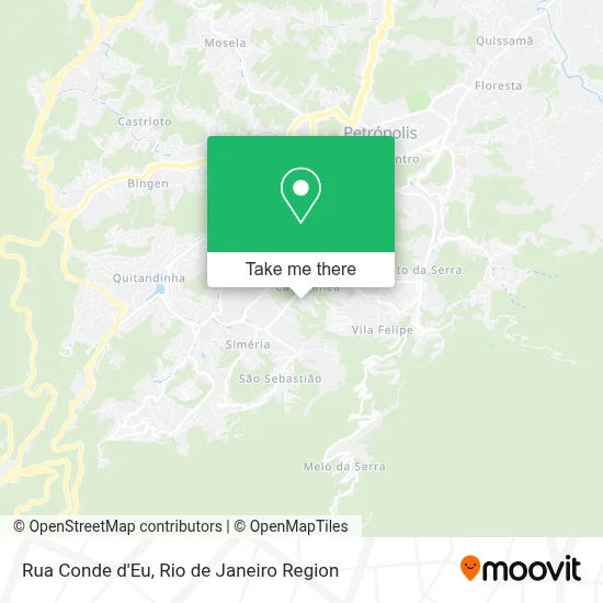 Rua Conde d'Eu map