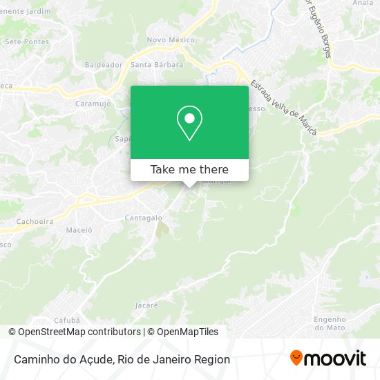 Mapa Caminho do Açude