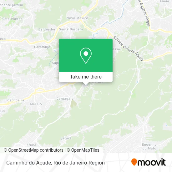 Caminho do Açude map