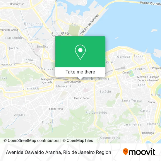 Avenida Oswaldo Aranha map