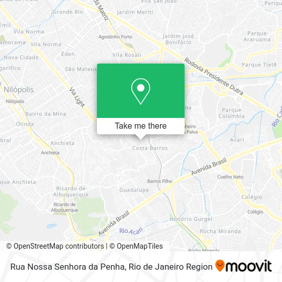 Rua Nossa Senhora da Penha map