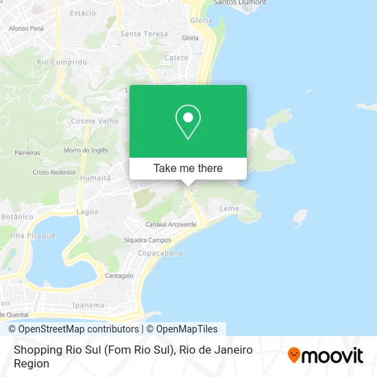 Shopping Rio Sul (Fom Rio Sul) map