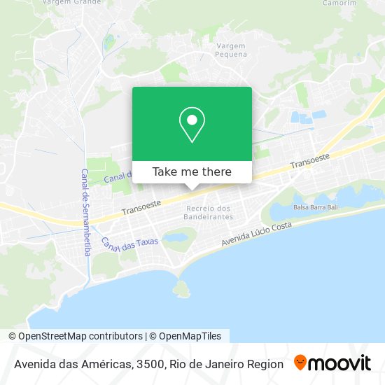 Avenida das Américas, 3500 map