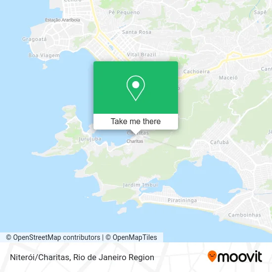 Niterói/Charitas map