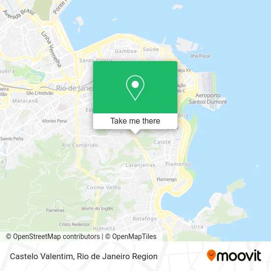 Castelo Valentim map