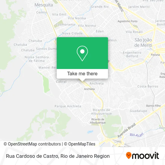 Rua Cardoso de Castro map