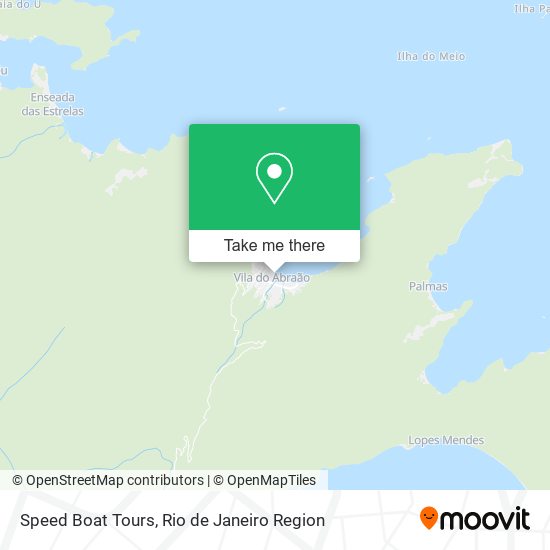 Speed Boat Tours map