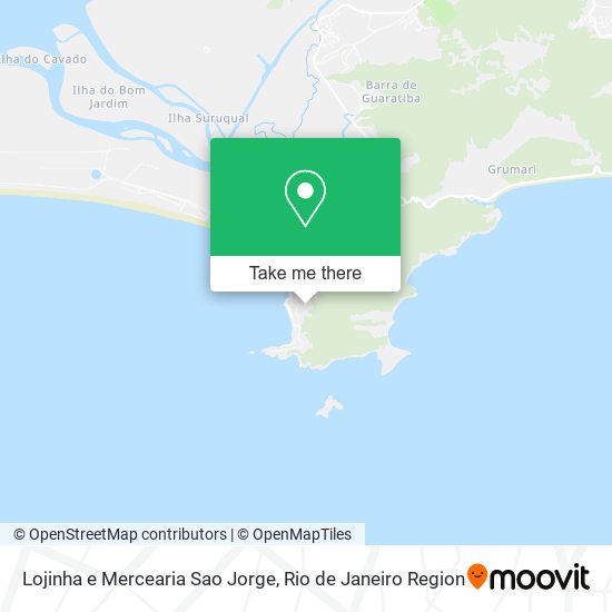 Mapa Lojinha e Mercearia Sao Jorge