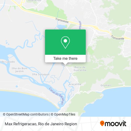 Max Refrigeracao map