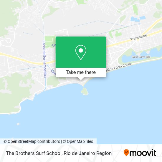 The Brothers Surf School map